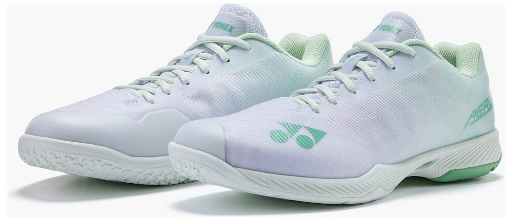 ヨネックス ユニセックス バドミントンシューズ パワークッションエアラスZ ワイド（ホワイト/グリーン..