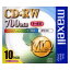 CDRW80PW.S1P10S マクセル データ用4倍速対応CD-RW 10枚パック　700MB　ホワイトプリンタブル