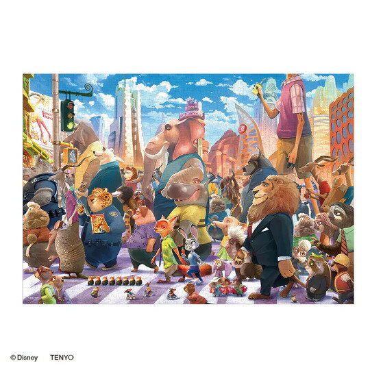 テンヨー ディズニー『ズートピア』 「クロスウォーク（ズートピア）」 1000ピース...
