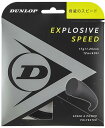 ダンロップ 硬式テニス用ストリング(ブラック・1.25mm) DUN-DST12021-079-125 DUNLOP EXPLOSIVE SPEED(エクスプロ...