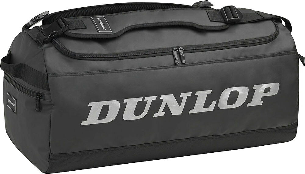 DUN-DTC2111-900 ダンロップ ボストンバッグ（ブラック・ラケット収納可） DUNLOP