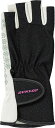 DUN-TGG0137W-900-L ダンロップ レディスシリコンプリントグローブ ハーフタイプ 両手セット(ブラック・サイズ:L) DUNLOP