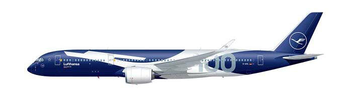 ドイツレベル 1/144 エアバス A350-900 100周年記念ギフトセット【05612】 プラモデル...