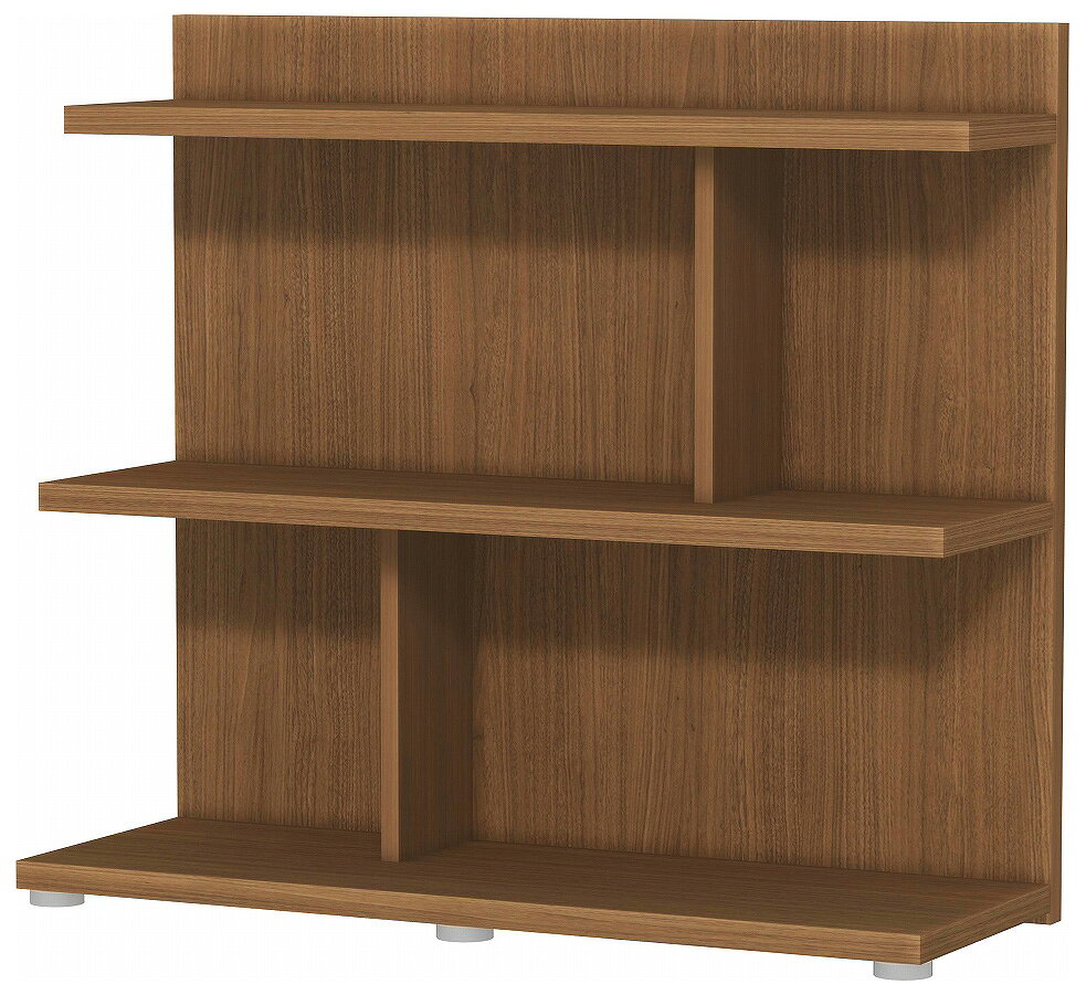 【返品種別A】□「返品種別」について詳しくはこちら□お部屋のアクセントになる風通しの良いエアリーなシェルフ窓下にぴったり！　 ロータイプ◆背板 リバーシブル背板はリバーシブル仕様。同色かツートンを組立時にカラー選択でき、お部屋に合わせたカラーリングが可能です。◆背面化粧仕上げ背板がリバーシブル仕様なため、裏面処理仕上げとなります。ソファー横やパーテーションとしてもお使いいただけます。◆アジャスター付き高さを微調整するアジャスター付き。床のわずかな高低差による、ぐらつきを防止します。■　仕　様　■サイズ(約)：幅89×奥行32.1×高さ80.1cm棚板小(約)：奥行20cm棚板中(約)：奥行25cm地板(約)：奥行29.5cm重量(約)：14670g耐荷重(約)：棚板耐荷重1枚当たり10.0kg材質：MDF プリント化粧繊維版必要な工具：ドライバー・ゴムハンマー組立：2名（約30〜60分）[FLO8090WBWW]大洋生活家電＞収納家具＞リビング収納＞シェルフ