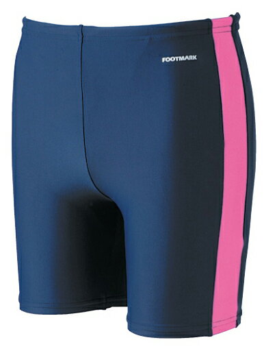 101541-03-S フットマーク 男子　スクール水着　ラインミドルトランクス（ピンク・サイズ：S） FOOTMARK