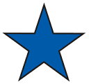 101701-08 フットマーク 星マーク 面ファスナー式(ネイビー) FOOTMARK(4)