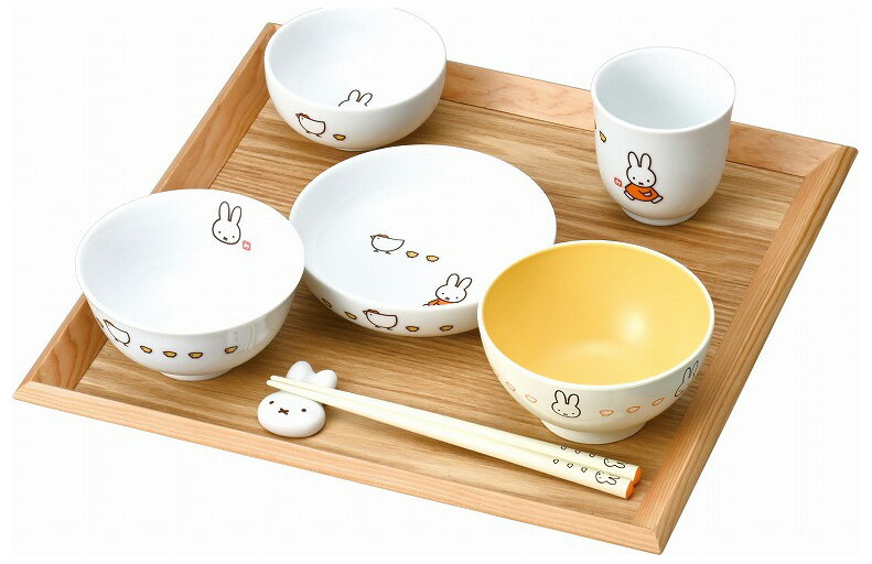 Other - Kaneshotouki(金正陶器) お食い初めセット (ミッフィー) ミッフィ-オクイゾメセット 8点セット [ミフオクイゾメセト]