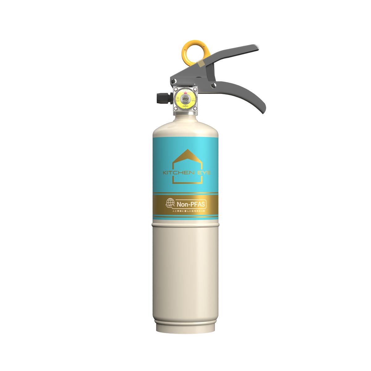 モリタ宮田工業 住宅用強化液(中性)消火器 キッチンアイ 1L ブルー MVF1HBB MORITA