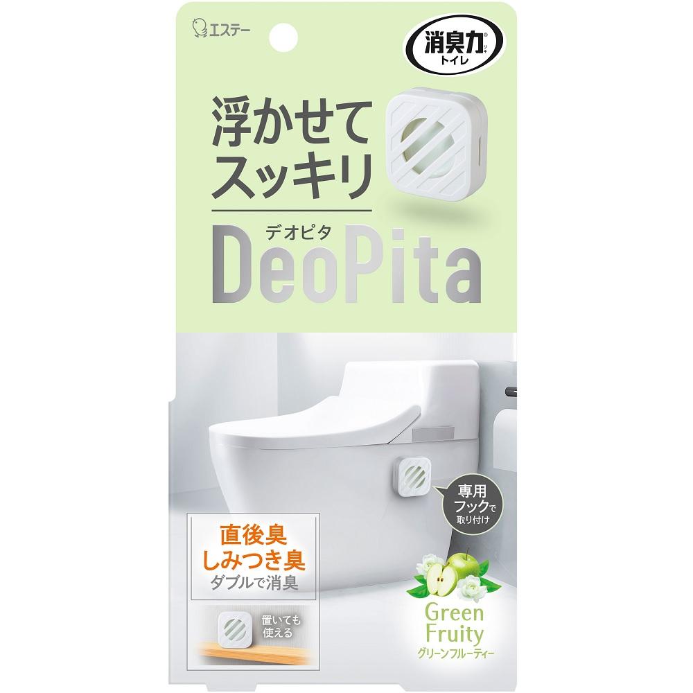 消臭力DeoPita トイレ用 本体 グリーンフルーティー エステー リキデオピタホンGF
