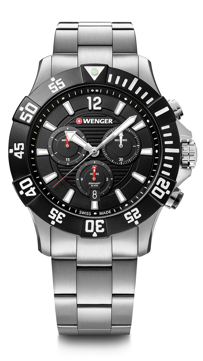 ウェンガー 腕時計（メンズ） ウェンガー 【国内正規品】WENGER　SEAFORCE CHRONO クオーツ　メンズタイプ 01.0643.117【返品種別B】