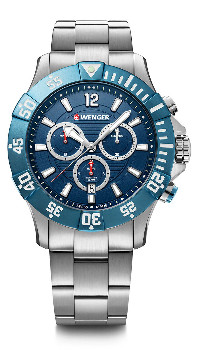 ウェンガー 腕時計（メンズ） ウェンガー 【国内正規品】WENGER　SEAFORCE CHRONO クオーツ　メンズタイプ 01.0643.119【返品種別B】