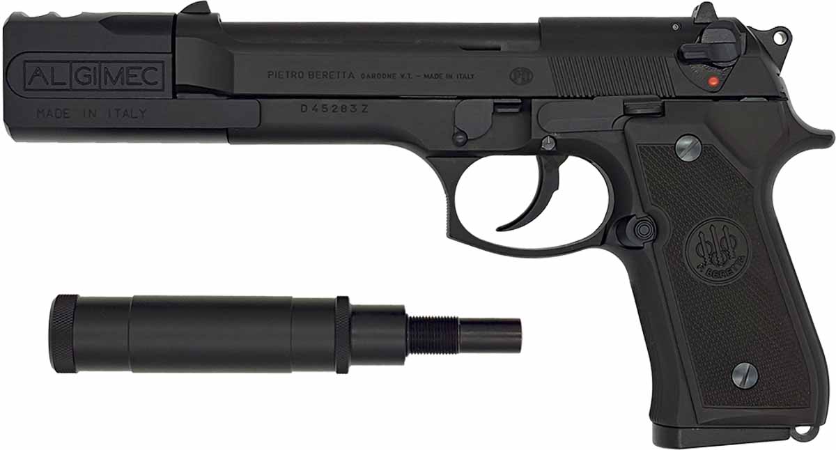 タナカワークス Beretta 92FS “Professional Comp” Evolution 2 ヘビーウエイト オールブラック with Suppressor モデルガン