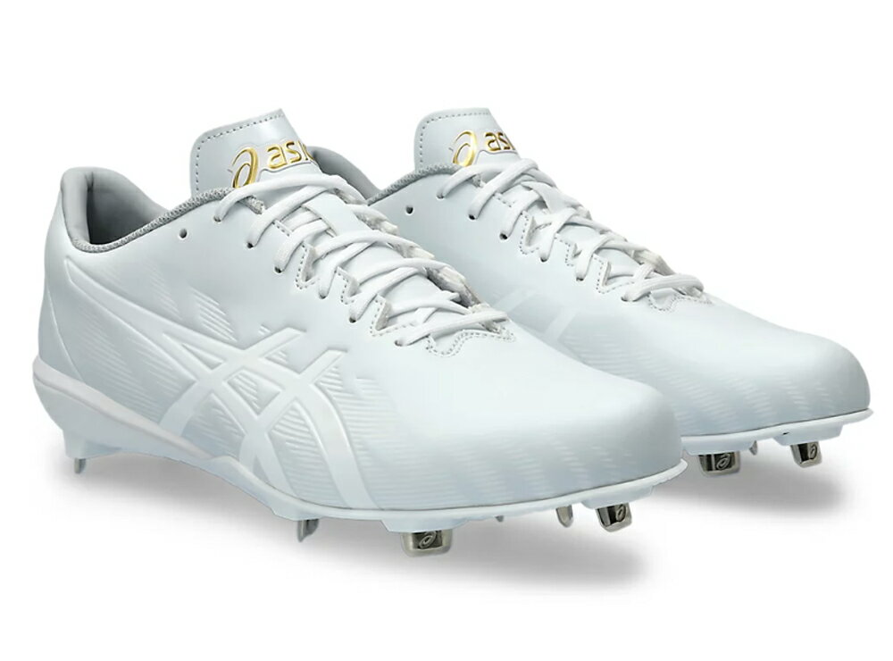 アシックス ユニセックス 野球 金属スパイク GOLDSTAGE MA 3 WIDE(White/White・サイズ：26.5cm) 1123A052-110-26.5 asics