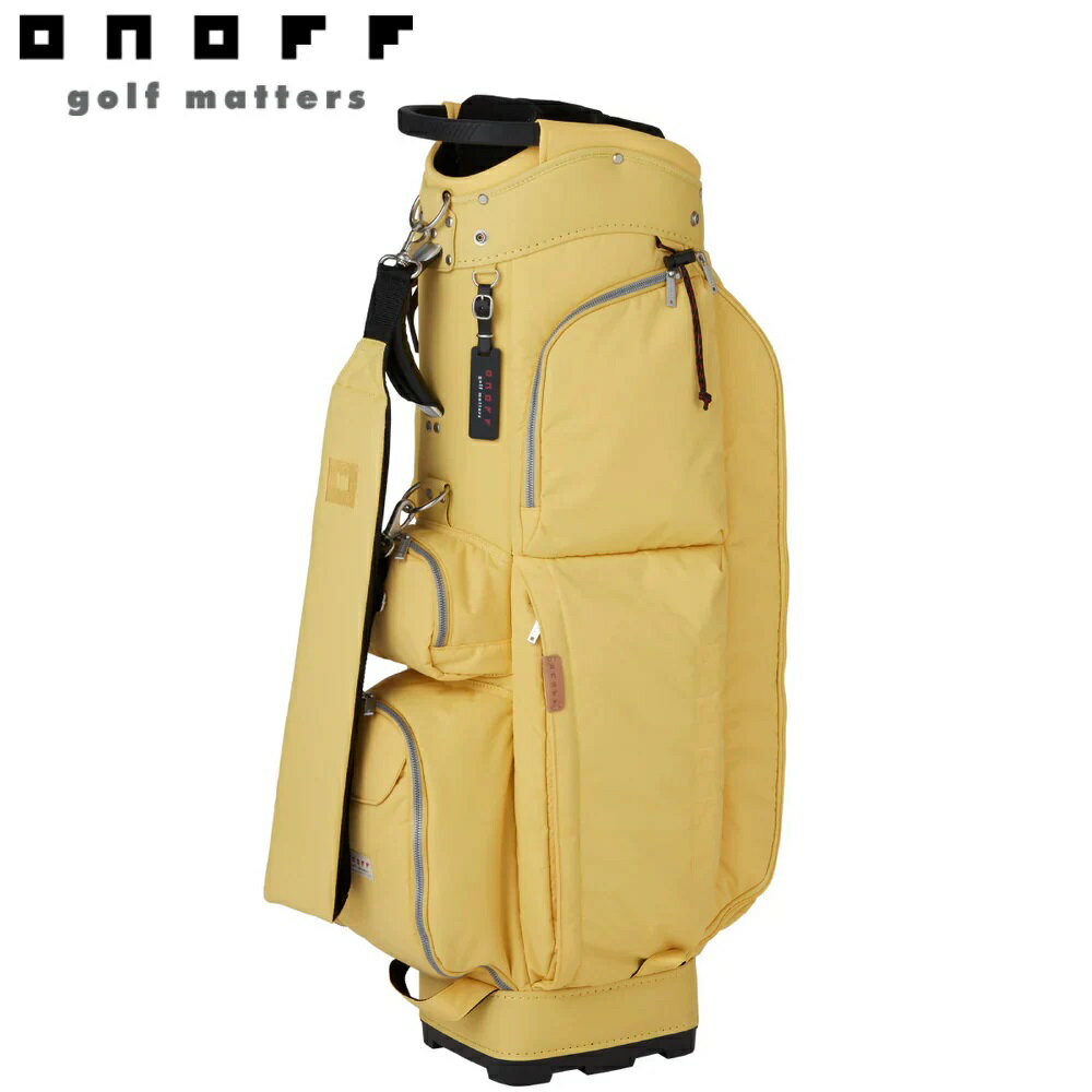 オノフ キャディバッグ（イエロー・9型・47インチクラブ対応） OB042626 ONOFF Caddie Bag OB0426
