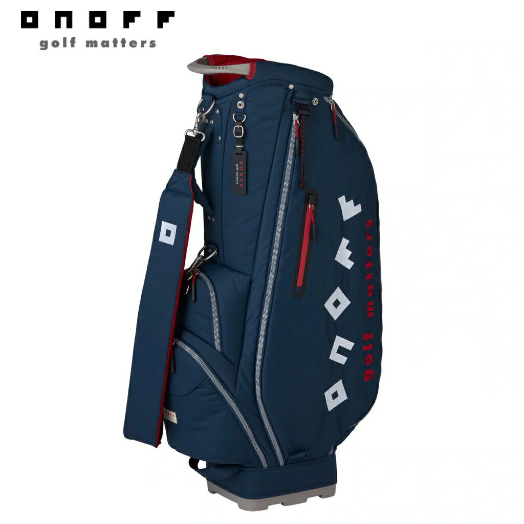 オノフ キャディバッグ（ネイビー・9型・47インチクラブ対応） OB362604 ONOFF Caddie Bag OB3626