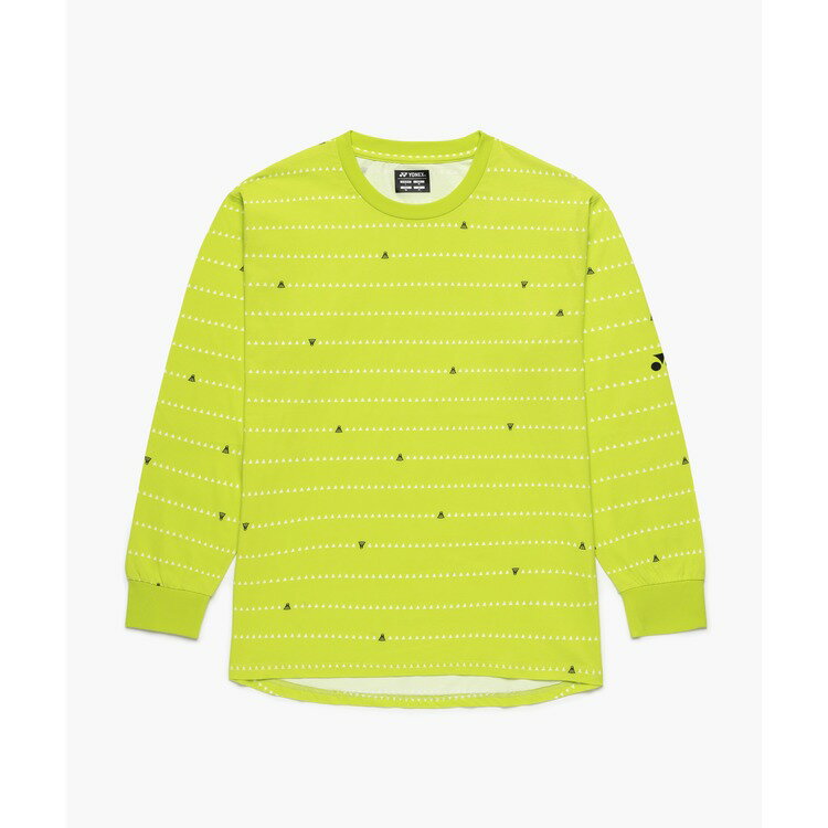 ヨネックス ユニセックス ロングスリーブTシャツ（フレッシュライム・サイズ：M） YO-16842-680-M YONEX