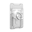 AAUXX MagSafe対応 カードポケット付きスマホリング 『iRing Pocket MAG』(クリア) UMS-IR03PKMGTP