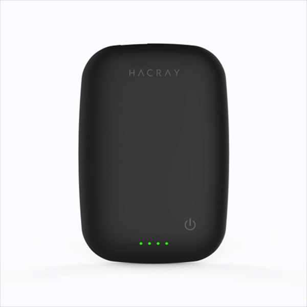 HACRAY(ハクライ) ワイヤレス充電器+モバイルバッテリー Cable-Free Mobile Battery 4000mAh(ブラック) HR11680