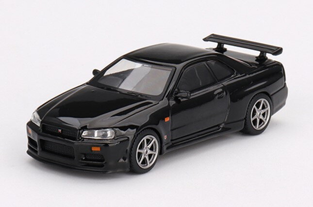 MINI−GT 1/64 Nissan スカイライン GT-R R34 V-Spec(右ハンドル)【MGT00570-R】 ミニカーのサムネイル