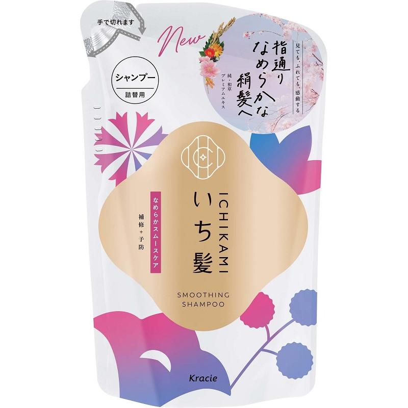 いち髪　なめらかスムースケア　シャンプー　つめかえ用 320ml クラシエホームプロダクツ イチカミSシヤンプ-K