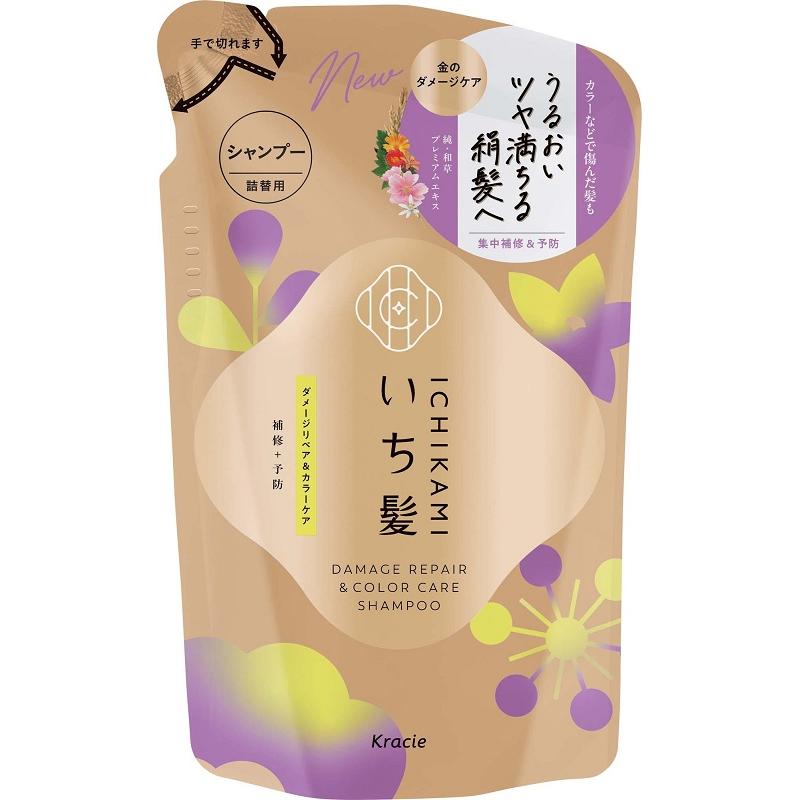 いち髪　ダメージリペア＆カラーケア　シャンプー　つめかえ用　320ml クラシエホームプロダクツ イチカミDRシヤンプカラケア-K