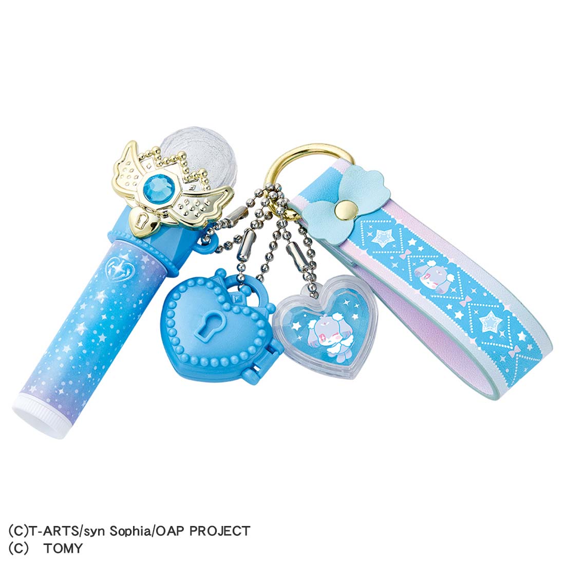 【返品種別B】□「返品種別」について詳しくはこちら□■新製品■2026年04月〜2026年05月頃 発売予定※画像はイメージです。実際の商品とは異なる場合がございます。※セット内容以外の商品は付属しません。※同一と思われるお客様より大量のご注文をいただいた場合、ご注文をお取り消しとさせていただく場合がございます。【ご予約商品をお求めの方へ】◆商品は余裕をもってメーカーへ発注しておりますが、メーカーの都合により、入荷数が大幅に少なくなる場合がございます。　この場合、早期にご注文いただいたお客様より順番に販売させて頂き、完売後はやむなくご注文を取り消しさせて頂くこともございますので、予めご了承願います。◆模型・玩具の発売日はメーカーにより発表された目安です。発売が遅れたり、大幅に延期になる場合もございます。　また、発売が中止になる事もございます。　上記の理由により、ご注文を取り消しさせて頂くこともございますので、予めご了承願います。◆同時にご注文頂いた商品は全て揃ってからのお届けとなりますので、個別での発送は承れません。　ご予約商品と発売済み商品は別々にご注文をお願い致します。◆ご予約商品は生産途中のため、外観、商品仕様、価格などが変更される場合がございます。【商品紹介】アニメやゲームで登場するリップとチークを、付属のストラップにつけて持ち運べるコスメセット。やさしく色づくマカロンピンク色のクリームチーク、スターレッド色でホワイトムスクの香りのリップはキラキラのラメ入り。日本製のコスメはうるおい成分配合で、お湯や石けんで簡単に落とせます。チャームの裏の2次元コード(プレゼントコード)をアミューズメントゲーム「アイプリバース」に読み込むと、マイキャラパーツがもらえます。【セット内容】・おねがいアイプリリップ・おねがいアイプリチーク・チャーム（プレゼントコードつき）・ストラップ・取扱説明書※セット内容以外の商品は付属しません。【商品仕様】パッケージサイズ　：　W210×H180×D50(mm)対象年齢　：　6歳〜(C) T-ARTS/syn Sophia/OAP PROJECT(C) TOMY発売元：株式会社タカラトミー製造版元：株式会社セレス製造国：日本販売名：26APリップスティックR　　　　　 26APクリームチークP全成分：チーク：トリエチルヘキサノイン、パルミチン酸エチルヘキシル、合成ワックス、ダイマージリノール酸（フィトステリル/イソステアリル/セチル/ステアリル/ベヘニル）、マイクロクリスタリンワックス、カルナウバロウ、キャンデリラロウ、シリカ、ミツロウ、酸化チタン、トリイソステアリン酸ポリグリセリル-2、パルミチン酸デキストリン、エチルヘキシルグリセリン、水酸化AI、マイカ、合成金雲母、酸化スズ、赤202リップ：トリエチルヘキサノイン、シア脂、ミツロウ、マカデミア種子油、合成ワックス、マイクロクリスタリンワックス、シリカ、ラウロイルサルコシンイソプロピル、トリイソステアリン酸ポリグリセリル-2、スクワラン、ホホバ種子油、トコフェロール、合成金雲母、酸化チタン、酸化鉄、酸化スズ、赤202、赤201、黄4、青1、香料広告文責 ： 上新電機株式会社（06-6633-1111）おもちゃ＞キャラクター・シリーズで探す＞は行＞ひみつのアイプリ