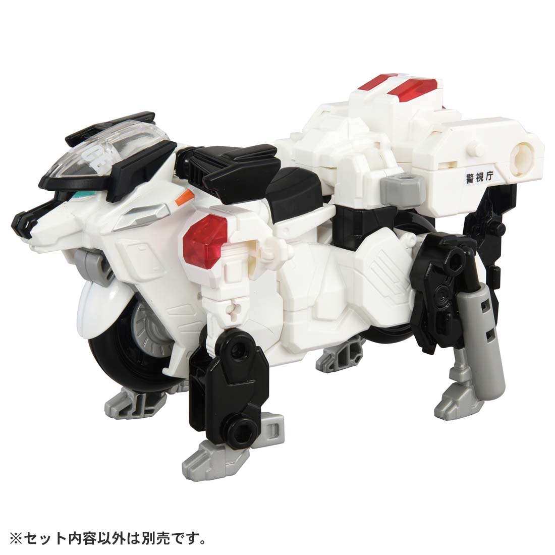 タカラトミー トミカ ジョブレイバー デカライドアーマー白バイ 警察犬ワンワンマル トミカ