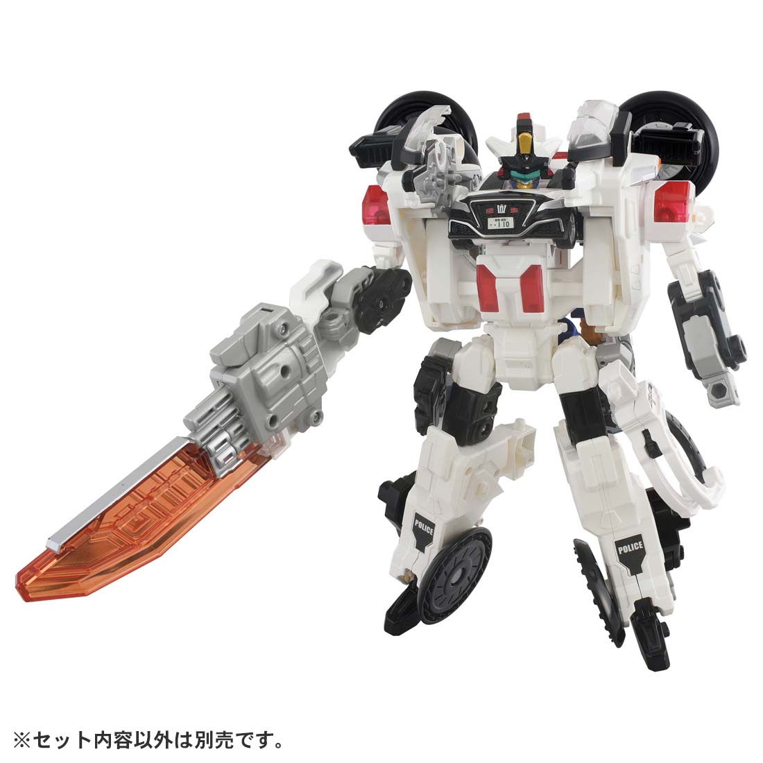 タカラトミー トミカ ジョブレイバー TJBDX ライジングポリスブレイバー デカライドアーマー白バイ DXセット トミカ...