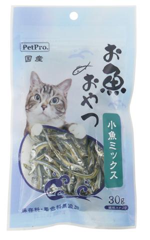 猫用おやつ ペットプロ 猫用お魚おやつ 小魚ミックス 30g ペットプロジャパン ネコヨウオヤツコザカナミツクス30G