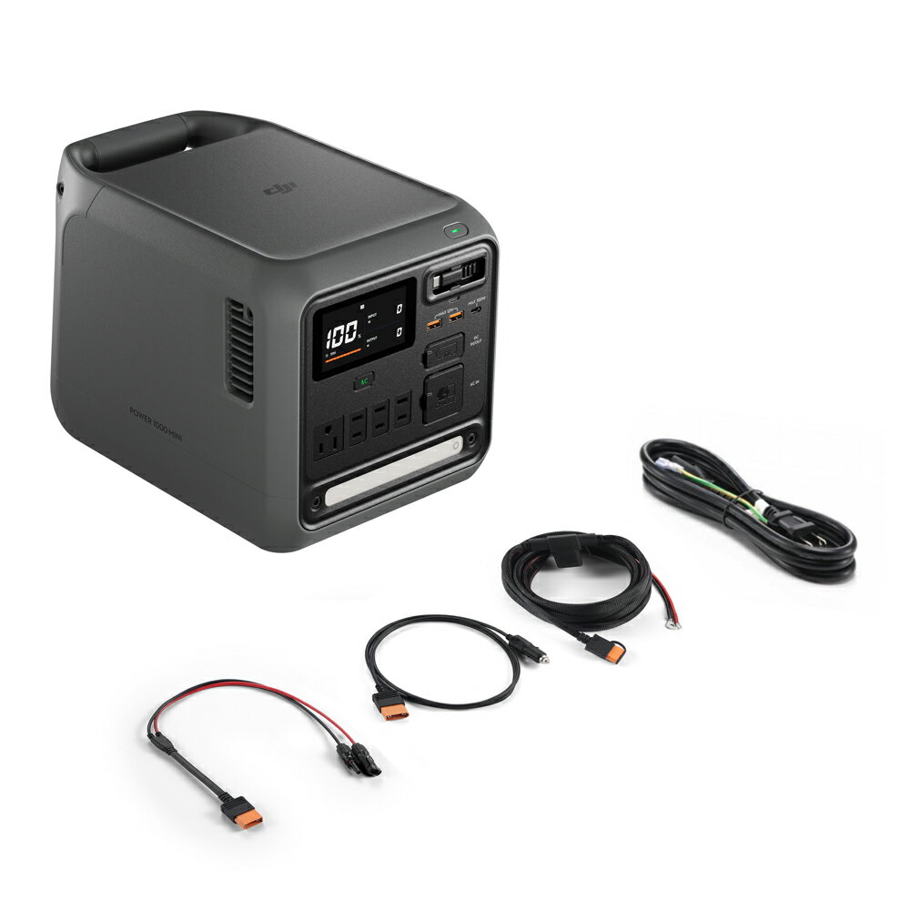 DJI JAPAN ポータブル電源 1008Wh ACコンセント4口 USB-C出力搭載 DY0044 DJI Power 1000 Mini Plus [DY...