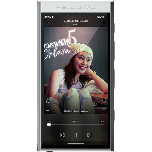 HiBy デジタルオーディオプレイヤー　128GBメモリ内蔵+外部メモリ対応（シルバー） M300128GBSILVER HiBy Digital（楽天・Joshin web 家電とPCの大型専門店）