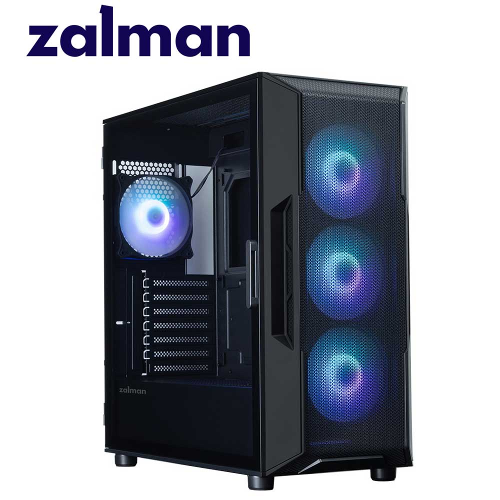 ZALMAN｜ザルマン ATX/Micro-ATX/Mini-ITX対応 ミドルタワー PCケース i3 NEO ARGB V2（ブラック） I3NEOARGBV2BLACK