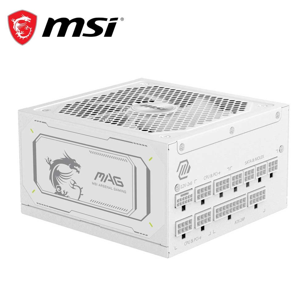 MSI｜エムエスアイ MSI MAG A1000GL PCIE5 WHITE 電源ユニット（ホワイト） MAGA1000GLWHITE...