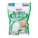 ケアハート 貼って固定する粘着包帯 Mサイズ(足・ひざ)1個入 玉川衛材 CHネンチヤクホウタイMN