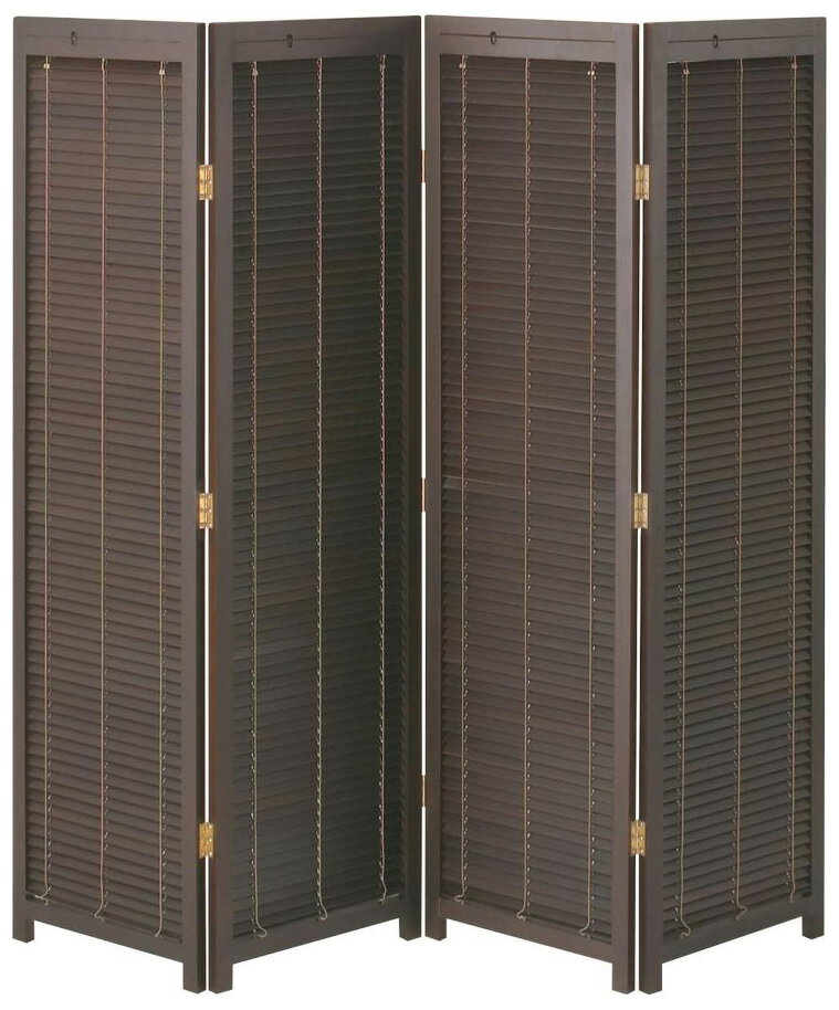 弘益 衝立4連(ブラウン) KOEKI-JPLB4BR KOEKI [KOEKIJPLB4BR]