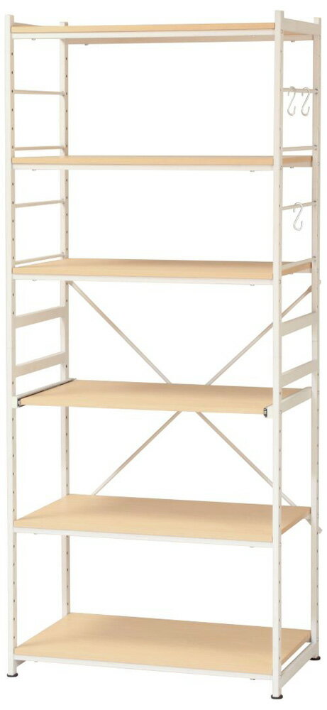 弘益 サラスチールラック[ワイドタイプ](ナチュラル) KOEKI-SSR75WNA KOEKI [KOEKISSR75WNA]