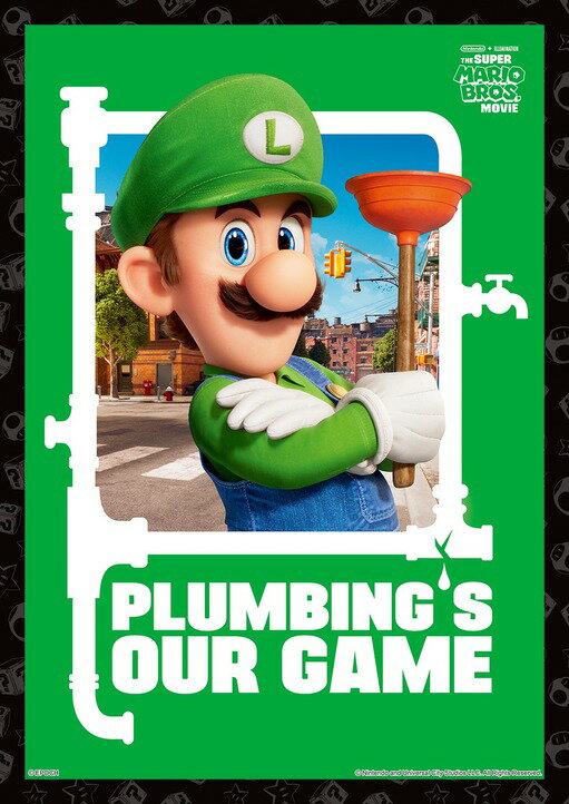 エポック社 ザ・スーパーマリオブラザーズ・ムービー ルイージ 108ピース【03-085】 ジグソーパズル