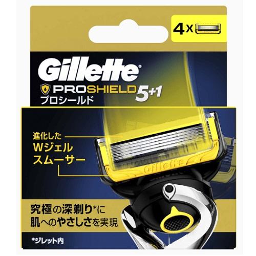 ジレット プロシールド 替刃 (4個入) P&GJapan プロシ-ルドカエバ4B ジレット プロシールド 替刃 (4個入) P&GJapan プロシ-ルドカエバ4B