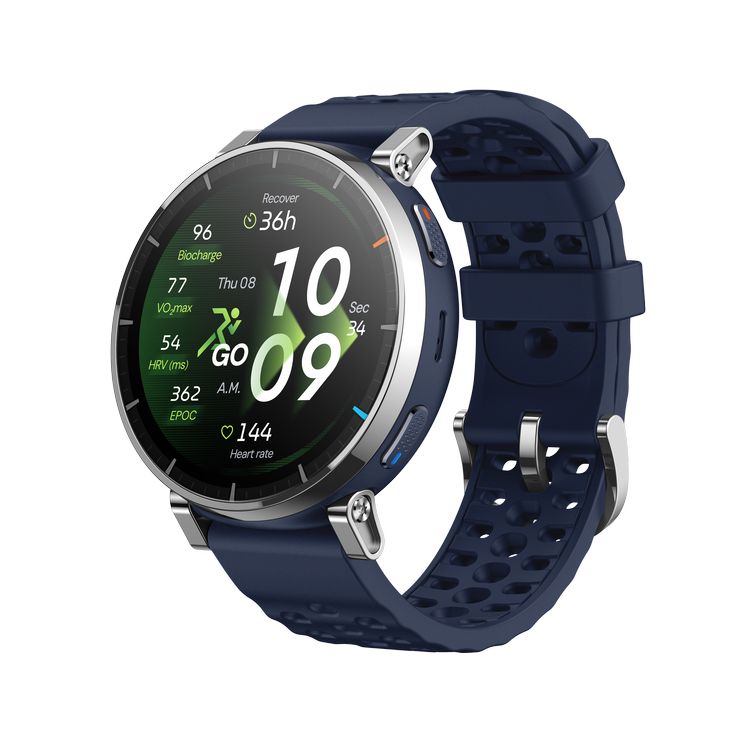 Amazfit（アマズフィット） AMAZFIT Active 3 Premium アトラスブルー　スマートウォッチ SP170082-C116 [SP170082C116]【返品種別A】