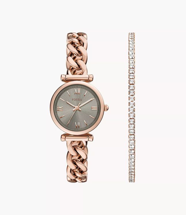 BVLGARI - フォッシル 【国内正規品】Carlie Mini クオーツ　レディースタイプ ES5378SET【返品種別B】