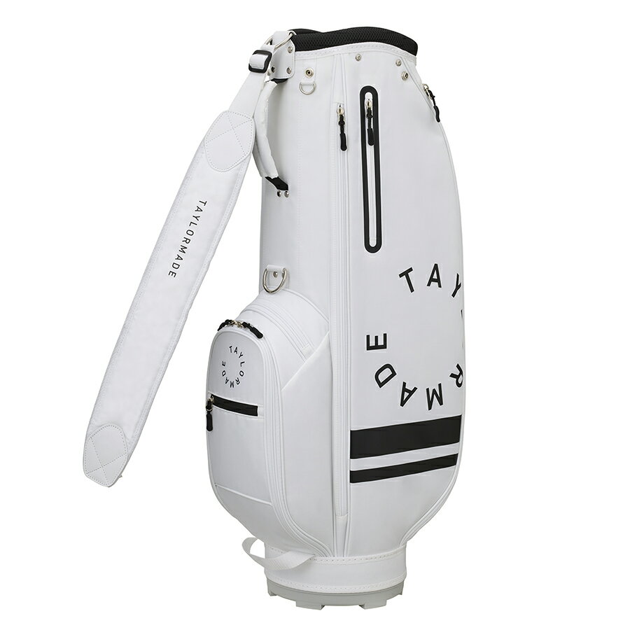 Taylor Made - テーラーメイド サーク キャディバッグ（ホワイト・8.5型・46インチクラブ対応） TM26-CB-TL900-WH TaylorMade CIRQUE CART BAG ゴルフ