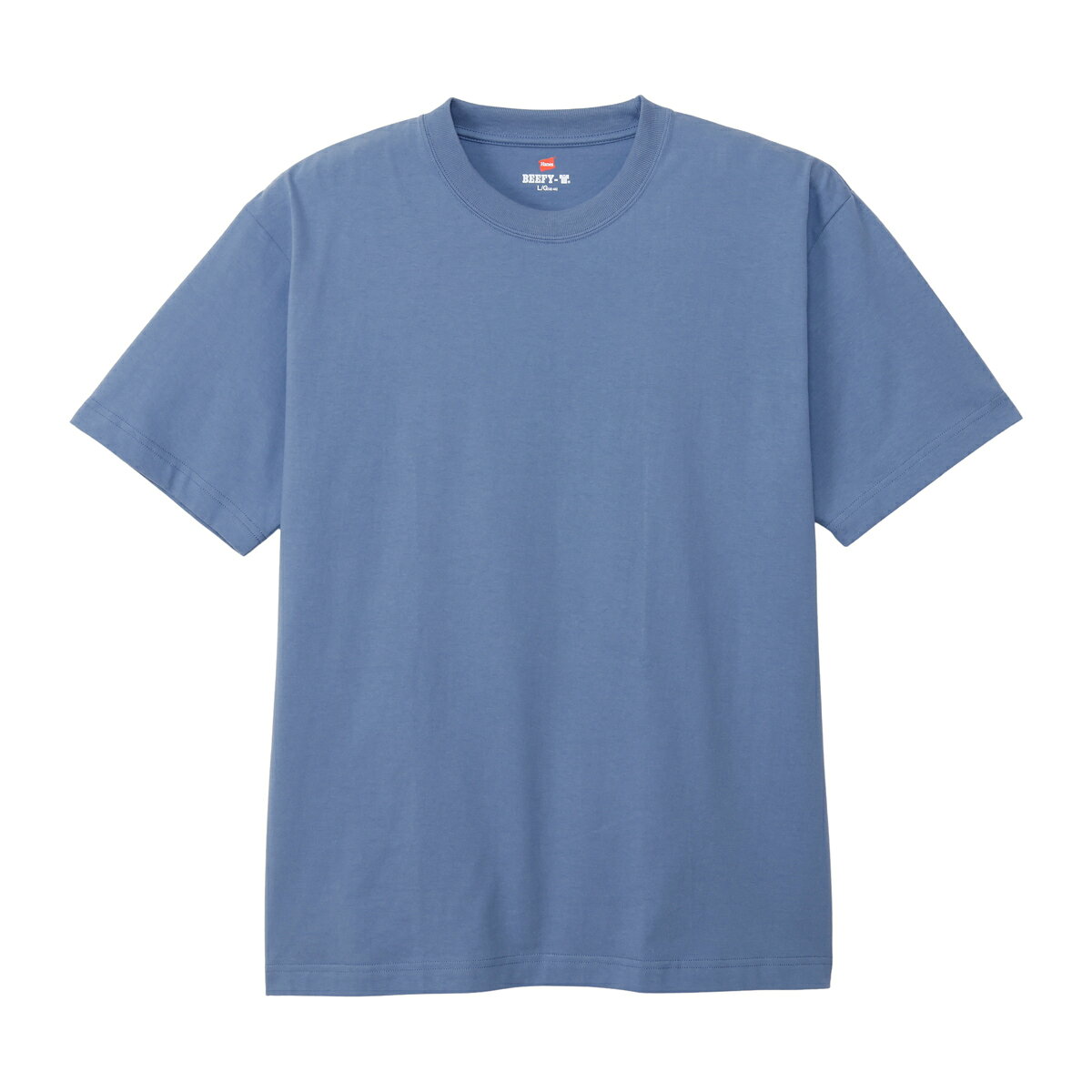 乐天商城 - ヘインズ ビーフィーTシャツ BEEFY-T クルーネックTシャツ 26SS(インディゴ・サイズ：M) HM1-D001-330-M Hanes