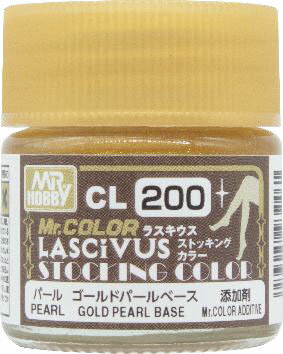 GSIクレオス Mr.カラー LASCIVUS ストッキングカラー ゴールドパールベース（添加剤）【CL200】 塗料