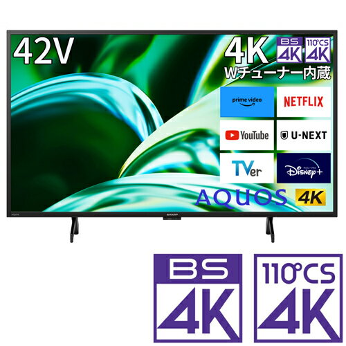 ɸ_AꥢΤߡ˥ƥӡ42 4T-C42FL1 㡼 42Ͼ塦BS110CSǥ4K塼ʡ¢ LEDվƥ (USB HDDϿб) Google TV ǽ4KбAQUOS