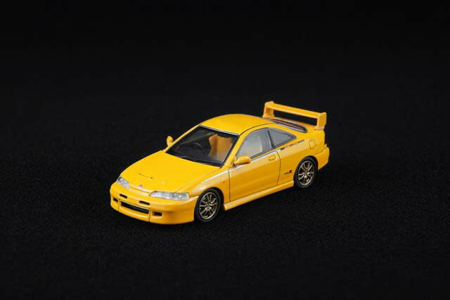 モーターへリックス 1/64 Honda INTEGRA TYPE R (DC2) MUGEN Phoenix Yellow【M65210】 ミニカー