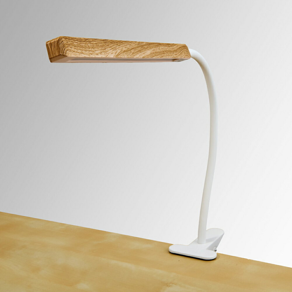 ELPA USB LEDクリップライト　スティックタイプ(昼白色)　木目調 SPOT-LL301N(WD) ELPA [SPOTLL301NWD]