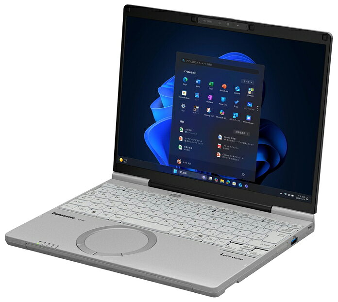 パナソニック｜Panasonic ノートパソコン SC(12.4型/Windows11 Pro/Core Ultra 5 325/メモリ 16GB/SSD 512GB)カームグレイ Let’s note レッツノート CF-SC7ADTCR