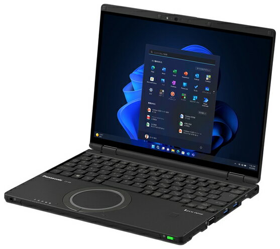 パナソニック｜Panasonic 2in1 ノートパソコン QR(12.4型/Windows11 Pro/Core i7 1360P/メモリ 16GB/SSD 512GB/タッチパネル/Office)ブラック Let’s note レッツノート CF-QR4MDNCR