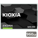 KIOXIA|キオクシア EXCERIA SATA SSDシリーズ 960GB 2.5inch(7mm) SATAIII 読み込み555MB/s 書き込み540MB/s 3次元フラッシュメモリ「BiCS FLASH TLC」 内蔵SSD SSD-CK960S/N(2)