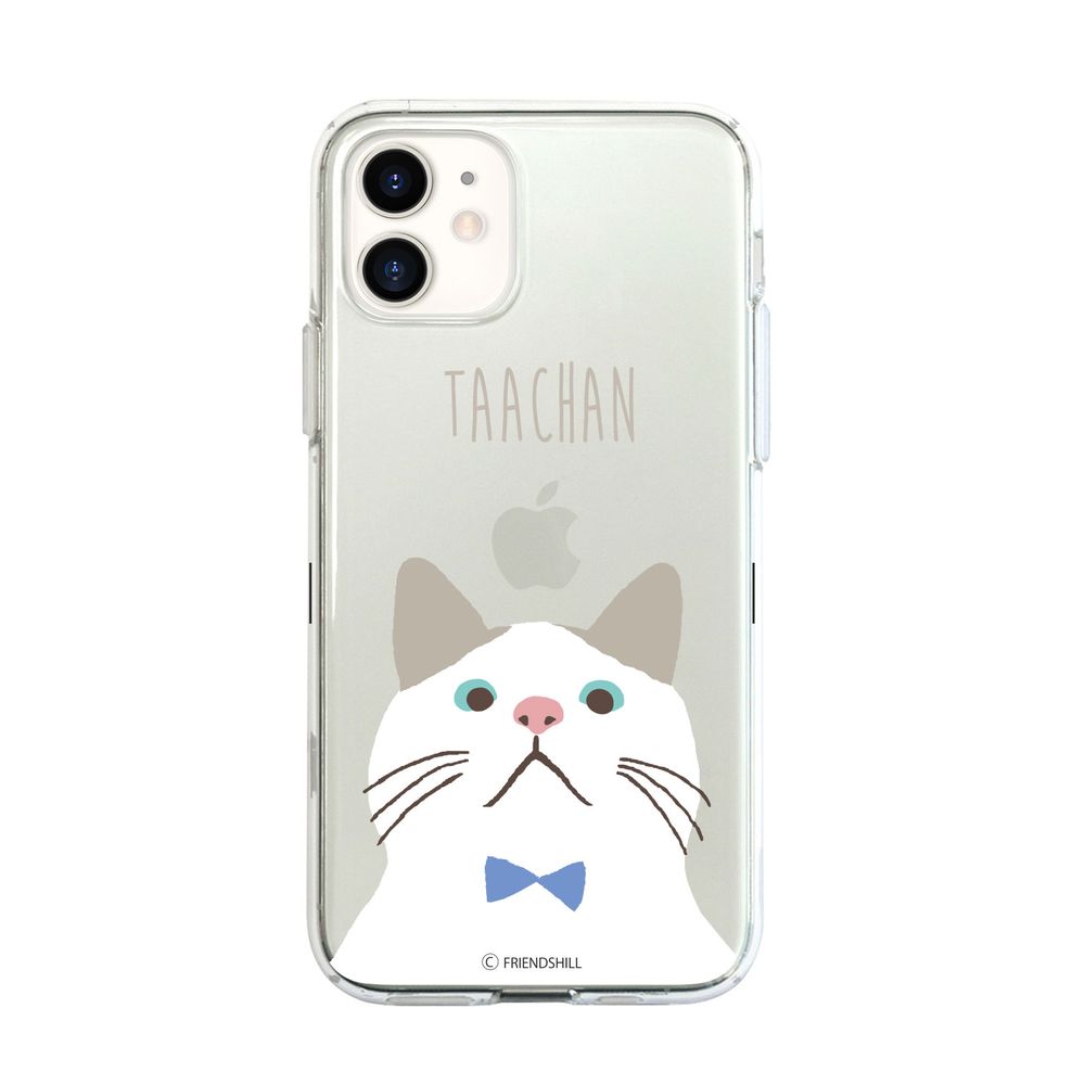 abbi iPhone 12/12 Pro用 ターチャンクリアケース（蝶ネクタイ） ABF19381I12P